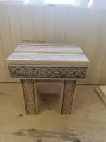 табурет под бак, 0,4х0,33м, липа, горячего тиснения классика, пэм