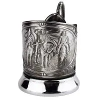 Подстаканник с чернью Три богатыря подстаканник с чернью три богатыря