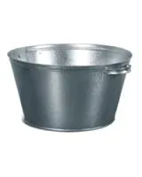 Таз круглый оцинков. 26л таз круглый оцинков. 26л