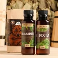 Набор ароматизаторов "Самому лучшему банщику" (эвкалипт, пихта), 100 мл Банная забава набор ароматизаторов "самому лучшему банщику" (эвкалипт, пихта), 100 мл банная забава