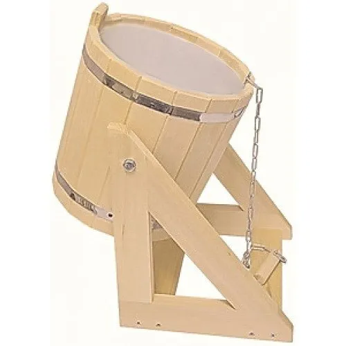 Обливное устройство Русская Забава 10л, с пластмассовой вставкой, Банный Эксперт обливное устройство русская забава 10л, с пластмассовой вставкой, банный эксперт