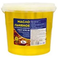 Масло для пропитки древесины льняное 1 л  масло для пропитки древесины льняное 1 л