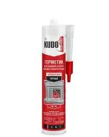Герметик KUDO силикатный черный высокотемпературный 280мл герметик kudo силикатный черный высокотемпературный 280мл