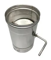 Заслонка Craft (шибер поворотный) нержавеющая (316/0,8мм) ф120 черный заслонка craft (шибер поворотный) нержавеющая (316/0,8мм) ф120 черный