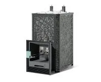 печь для коммерческой бани изистим ялта 40к premium модерн (2024) черный с ггу-40