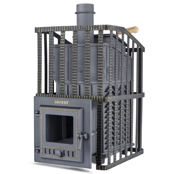 Печь для бани GFS Ураган 18М ЗК чугунная печь для бани gfs ураган 18м зк чугунная