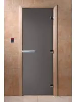 Дверь Графит матовое 190x80, 8 мм, 3 петли, коробка ольха, Банный Эксперт дверь графит матовое 190x80, 8 мм, 3 петли, коробка ольха, банный эксперт