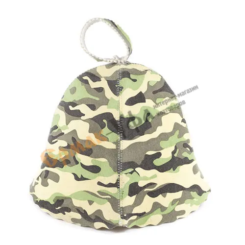 Шапка для бани "Камуфляж" Бацькина баня шапка для бани "камуфляж" бацькина баня