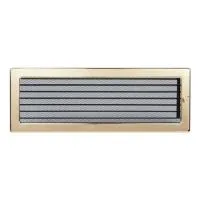 Решетка вентиляционная 170*480 мм, золото, с жалюзи, Fireway решетка вентиляционная 170*480 мм, золото, с жалюзи, fireway