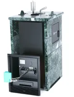 Печь для бани ИзиСтим Сочи М2 Premium в 3-х с.кожухе из змеевика вход тыл. закр.верх ГГУ-40 эл.подж печь для бани изистим сочи м2 premium в 3-х с.кожухе из змеевика вход тыл. закр.верх ггу-40 эл.подж