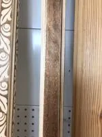 Нащельник плоский липа, горячего тиснения венге 26*3000, ПЭМ нащельник плоский липа, горячего тиснения венге 26*3000, пэм