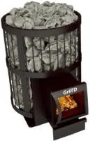 Печь для бани Grill'D Leo 130 long black* печь для бани grill'd leo 130 long black*