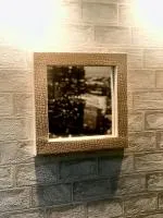 Зеркало 30*30, горячего тиснения Питон, ПЭМ зеркало 30*30, горячего тиснения питон, пэм