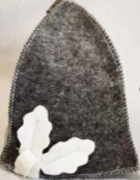 Шапка для бани Ушанка финская, серая, Жар-Банька шапка для бани ушанка финская, серая, жар-банька