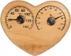 термометр с гигрометром "сердце"