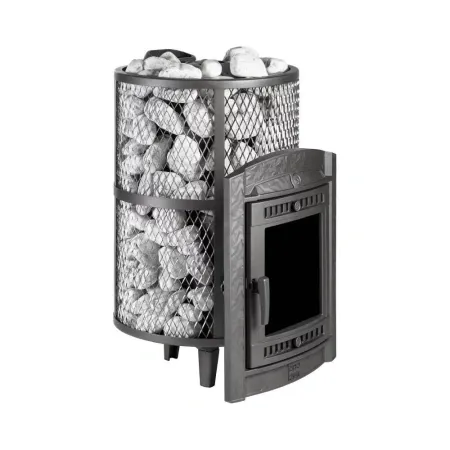 печь для бани прометалл атмосфера l ktt с нерж. сеткой для камней