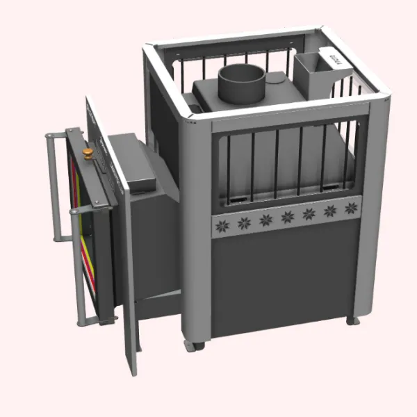 Печь для бани Термофор ДоброПар Эксперт Carbon 26 Плазма закр.каменка антрацит печь для бани термофор добропар эксперт carbon 26 плазма закр.каменка антрацит