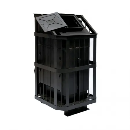 печь для бани сибирь закр. каменка (панорамная дверца)