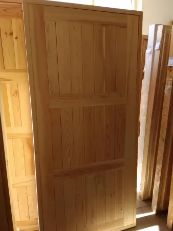 дверь деревянная, глухая, 190*90 см, большаков