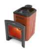 печь для бани тмф гейзер мини 2016 carbon витра закр.каменка терракота*
