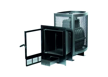 печь для бани чугунная сибирь-22-про панорамная дверка (сетка)