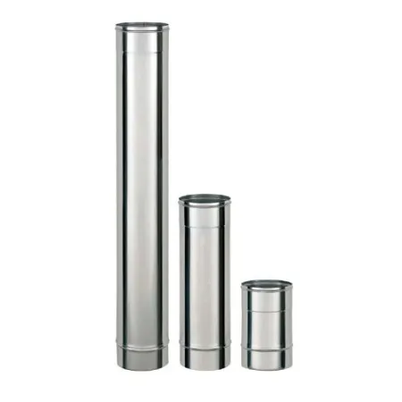 дымоход феррум нержавеющий (430/0,5 мм) ф80 l=0,5м