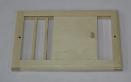 вентиляционная решетка большая с задвижкой, банный эксперт 