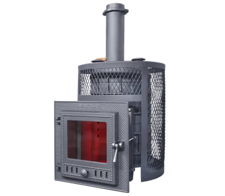 печь для бани gfs авангард 24мс круглая чугунная