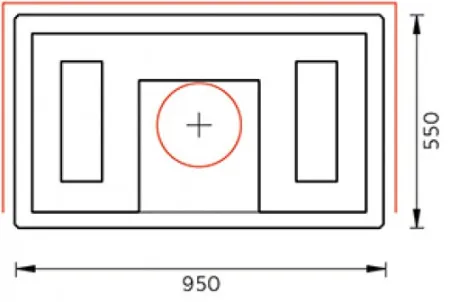 печь-камин tulikivi koli grafia 1800 мм 