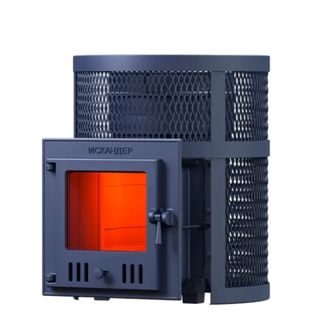 печь для бани gfs искандер 14м в сетке зк чугунная