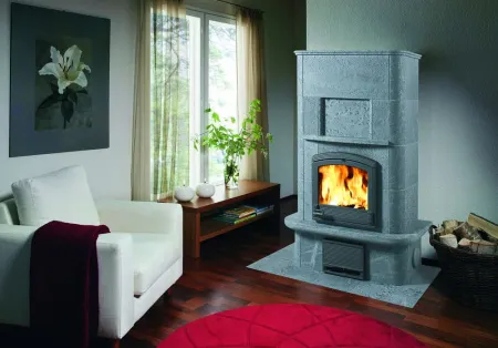 печь-камин tulikivi tlu2000/93 classic с духовкой (нижнее)