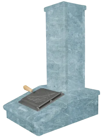 облицовка на трубу gfs зк 25/30, avangard 30/35/40, гром 30 130х790 3 яруса под шибер талькохлорит