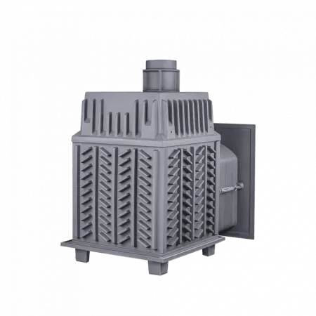 печь для бани gfs гром 80п2 под облицовку (короб/дверца для пара)