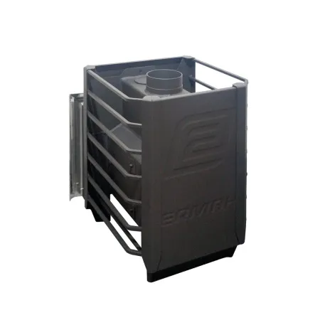 печь для бани ермак 12 сетка-классика carbon, антрацит