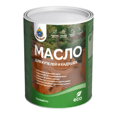 масло для купелей и кадушек семь масел 0,9 л.