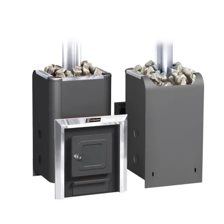 печь для бани ермак 12 классика (2012) carbon, антрацит