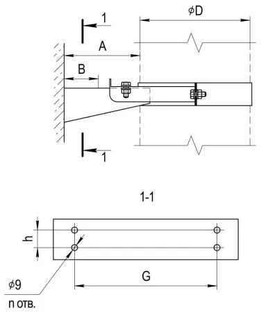 оголовок феррум нержавеющий, (430/0,5 мм), ф160/250, по воде