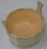 шайка двуручная 9л с пластмассовой вставкой, банный эксперт