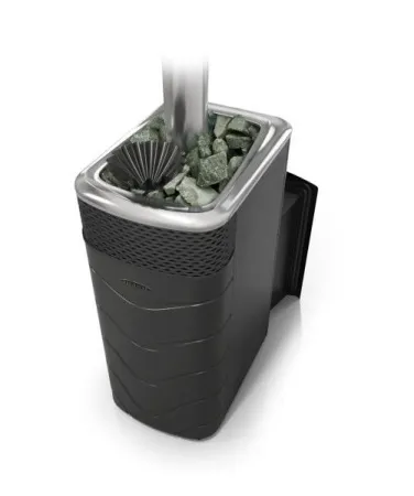 печь для бани тмф гейзер xxl 2017 inox нерж.дверца закр.каменка антрацит