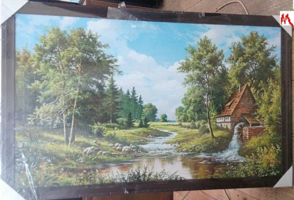 картина "банька" 60*100 см, банный эксперт