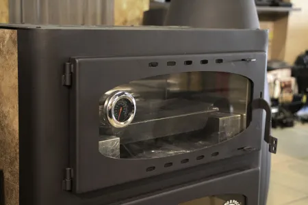 печь-камин бавария эко с плитой и духовкой ф150мм экокамин