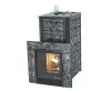 печь для бани изистим ялта 35 premium дровяная (пироксенит) #