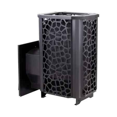 печь для бани сталь-мастер hard 30м саванна панорама 2025 со стеклом закр каменка дровяная