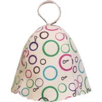 шапка для бани с орнаментом в ассортименте, банные штучки