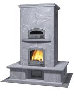 печь-камин tulikivi ttu2700/51 classic с духовкой (верхнее)