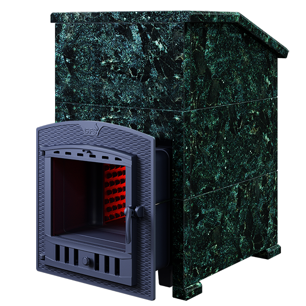 облицовка для банных печей gfs 25п2 зк/30п2 зк/ гром 30п2 президент 980/40 серпентинит