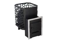 печь для бани сталь-мастер рада 4 14м дверка стальная антрацит дровяная сетка