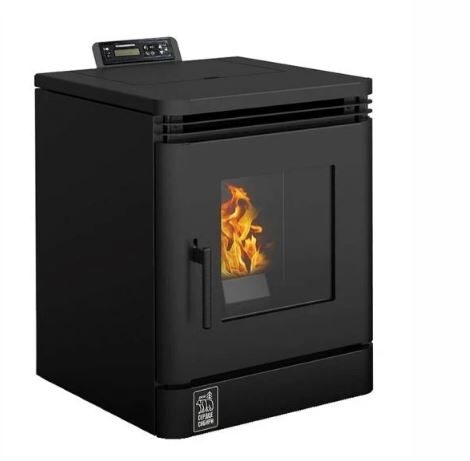 Камин ZOTA B6H22 black 6 кВт пеллетный воздухогрейный
