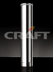 Дымоход Craft нержавеющий (316/0,8) ф115 L=0,25м