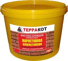 Мастика жаростойкая универсальная "Терракот" 2,5 кг